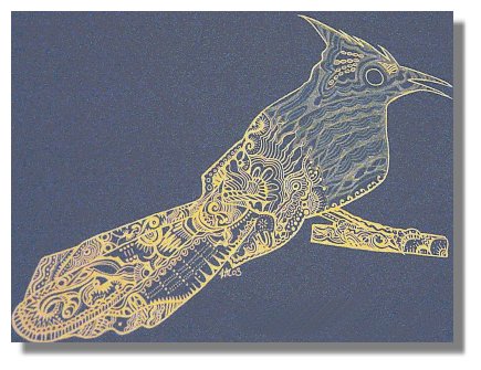 Bird Art - Bronze Bird.